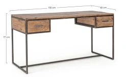 New Bizzotto SCRIVANIA IN LEGNO - ELMER