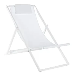 New Bizzotto SDRAIO IN ALLUMINIO BIANCA - TAYLOR