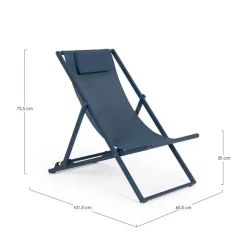 Clearance Bizzotto SDRAIO IN ALLUMINIO NAVY - TAYLOR