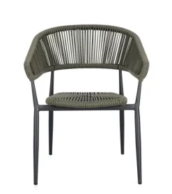 Discount Bizzotto SEDIA C-BR ALGAIDA ANTRACITE/VERDE