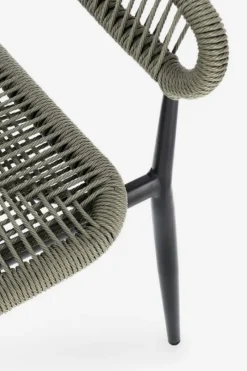 Discount Bizzotto SEDIA C-BR ALGAIDA ANTRACITE/VERDE