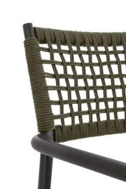 Best Bizzotto SEDIA C-BR CALETA ANTRACITE/VERDE