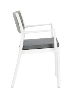 Hot Bizzotto SEDIA C-BR C-C ALVIN BIANCO/GRIGIO CH.