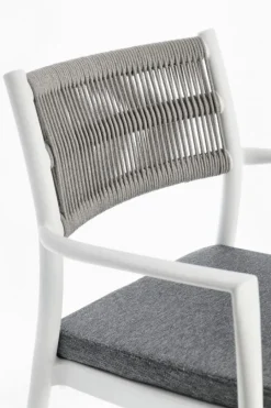 Hot Bizzotto SEDIA C-BR C-C ALVIN BIANCO/GRIGIO CH.