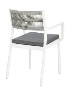 Hot Bizzotto SEDIA C-BR C-C ALVIN BIANCO/GRIGIO CH.