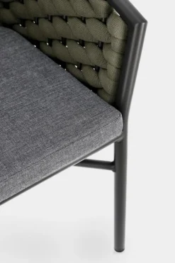 Discount Bizzotto SEDIA C-BR C-C MARGALIDA ANTRACITE/VERDE