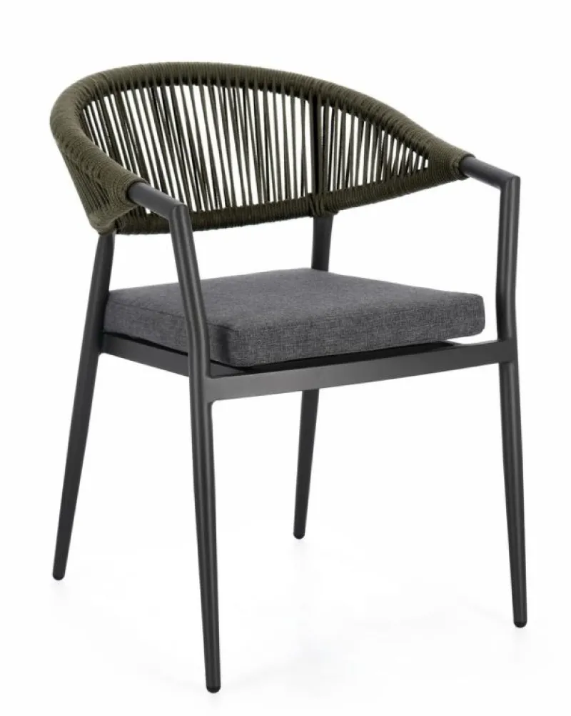 Best Bizzotto SEDIA C-BR C-C MILLOR ANTRACITE/VERDE