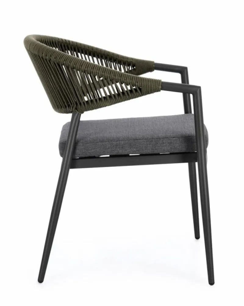 Best Bizzotto SEDIA C-BR C-C MILLOR ANTRACITE/VERDE