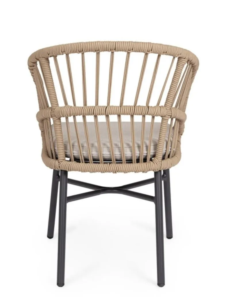 Outlet Bizzotto SEDIA C-BR C-C ODIVELAS BEIGE