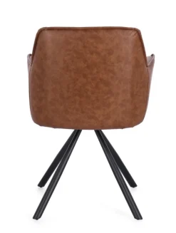 Best Bizzotto SEDIA C-BR GIREV.BREVAL MARRONE CHIARO