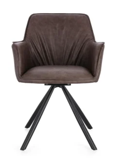 New Bizzotto SEDIA C-BR GIREV.BREVAL MARRONE SCURO