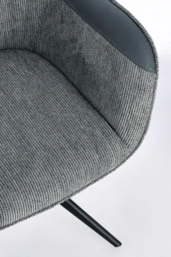 Discount Bizzotto SEDIA C-BR GIREVOLE ISOTTA GRIGIO