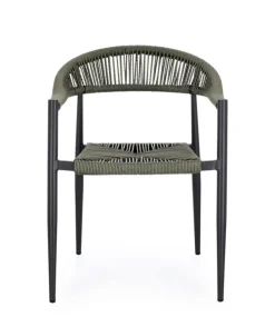 Bizzotto SEDIA C-BR JANDIA ANTRACITE/VERDE