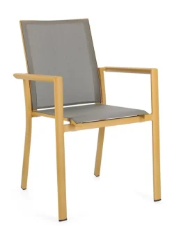 Outlet Bizzotto SEDIA C-BR KONNOR SENAPE