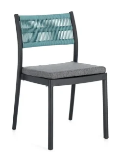 Bizzotto SEDIA C-C ALVIN ANTRACITE/AVIO