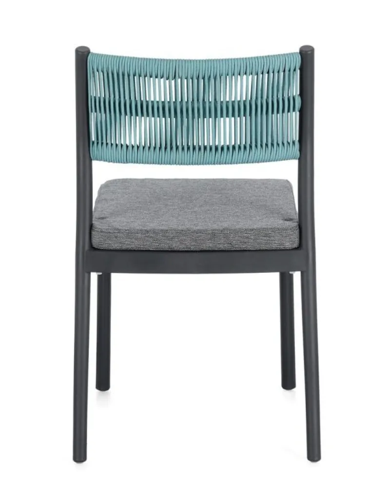 Bizzotto SEDIA C-C ALVIN ANTRACITE/AVIO