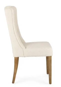 New Bizzotto SEDIA EFFETTO BOUCLE' NATURALE - COLUMBIA