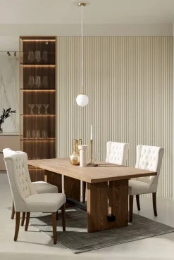 New Bizzotto SEDIA EFFETTO BOUCLE' NATURALE - COLUMBIA