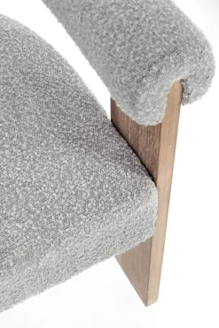 Online Bizzotto SEDIA EFFETTO BOUCLE' NATURALE GRIGIO - AGAPE