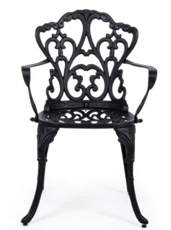 Bizzotto SEDIA IN ALLUMINIO ANTRACITE - VICTORIA