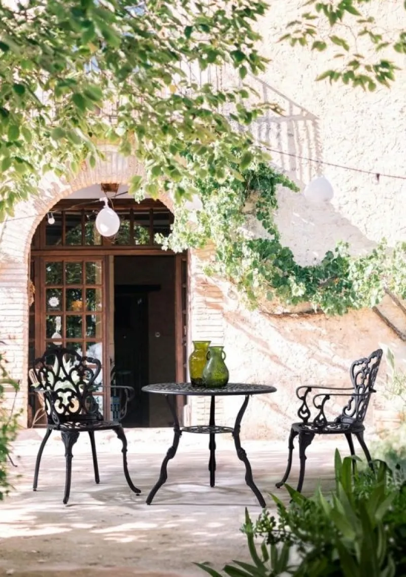 Bizzotto SEDIA IN ALLUMINIO ANTRACITE - VICTORIA