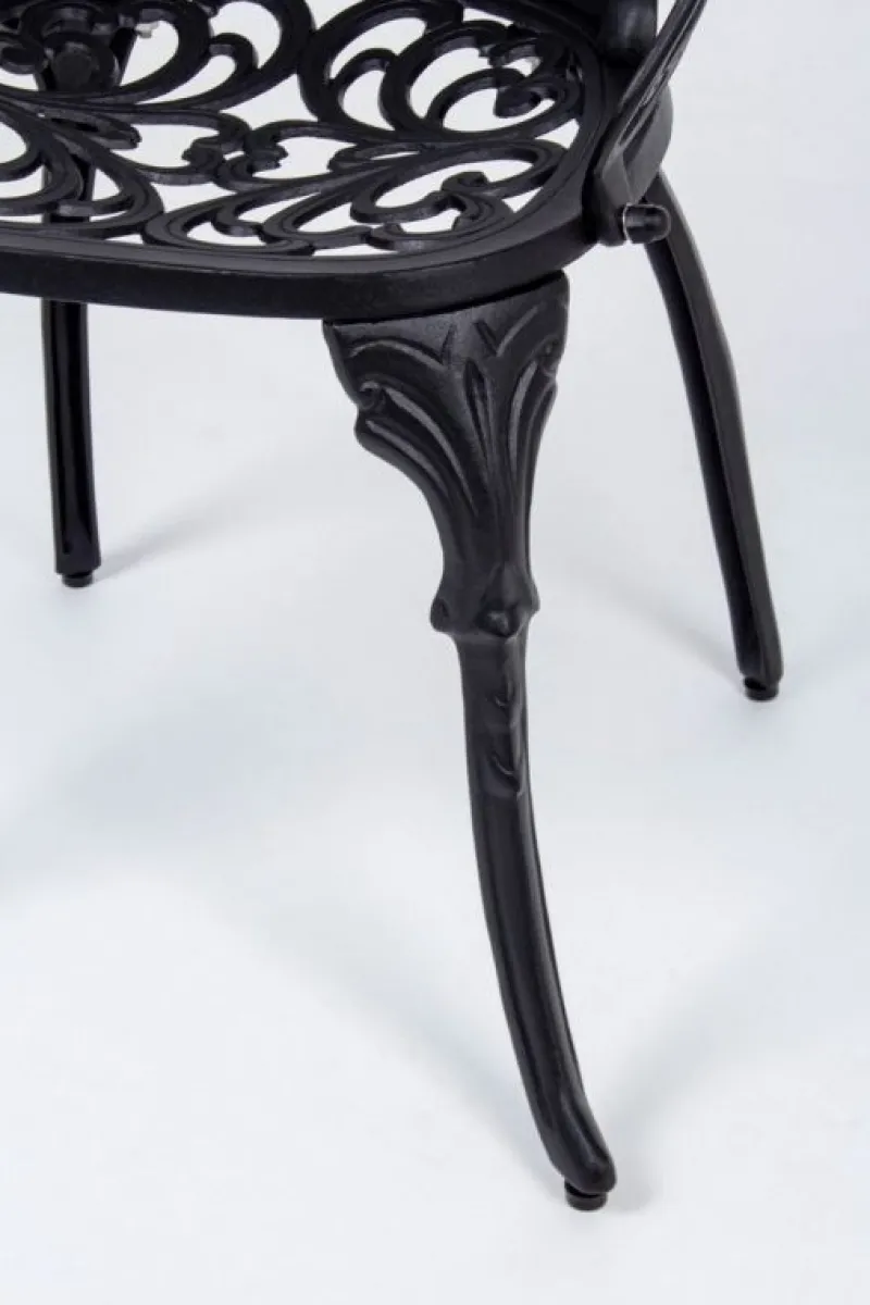 Bizzotto SEDIA IN ALLUMINIO ANTRACITE - VICTORIA