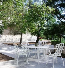 Outlet Bizzotto SEDIA IN ALLUMINIO BIANCA - VICTORIA