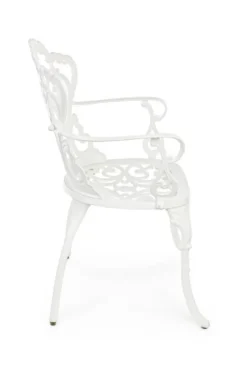 Outlet Bizzotto SEDIA IN ALLUMINIO BIANCA - VICTORIA