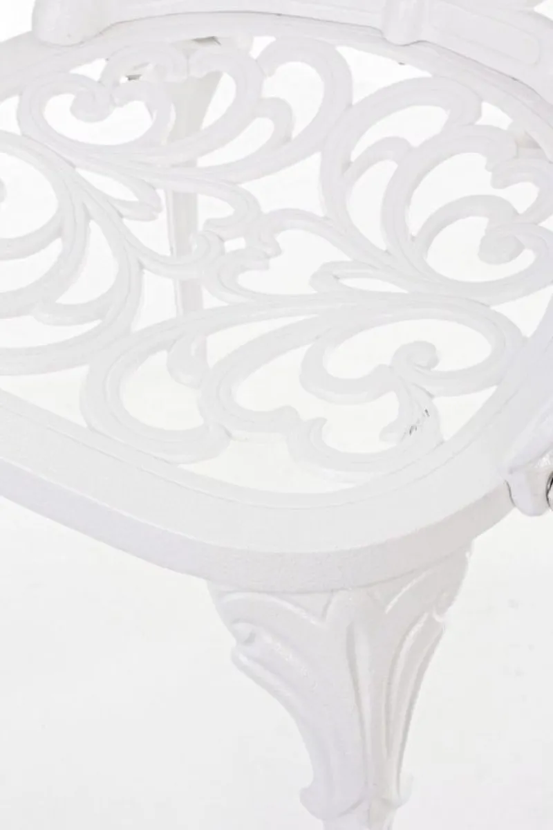 Outlet Bizzotto SEDIA IN ALLUMINIO BIANCA - VICTORIA