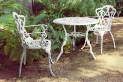 Outlet Bizzotto SEDIA IN ALLUMINIO BIANCA - VICTORIA