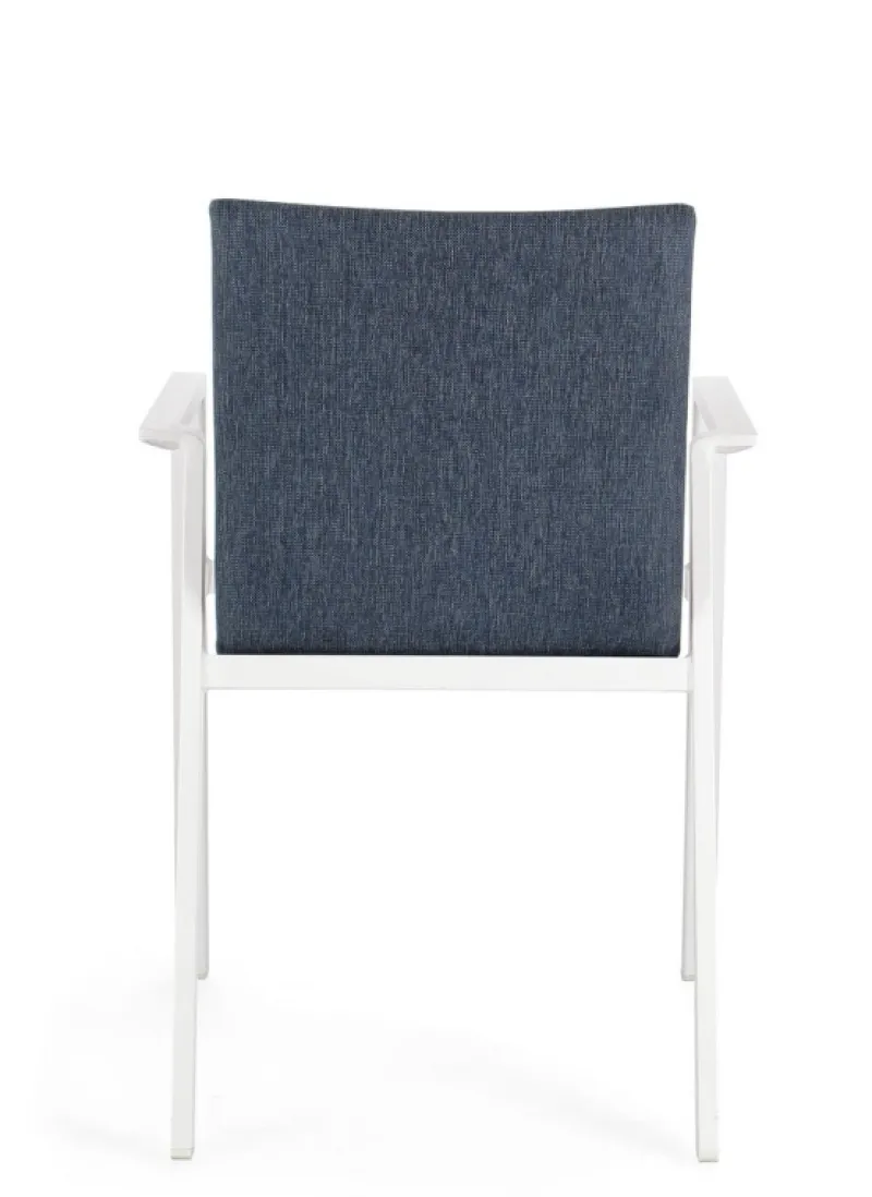 Outlet Bizzotto SEDIA IN ALLUMINIO DENIM JX11 - ODEON