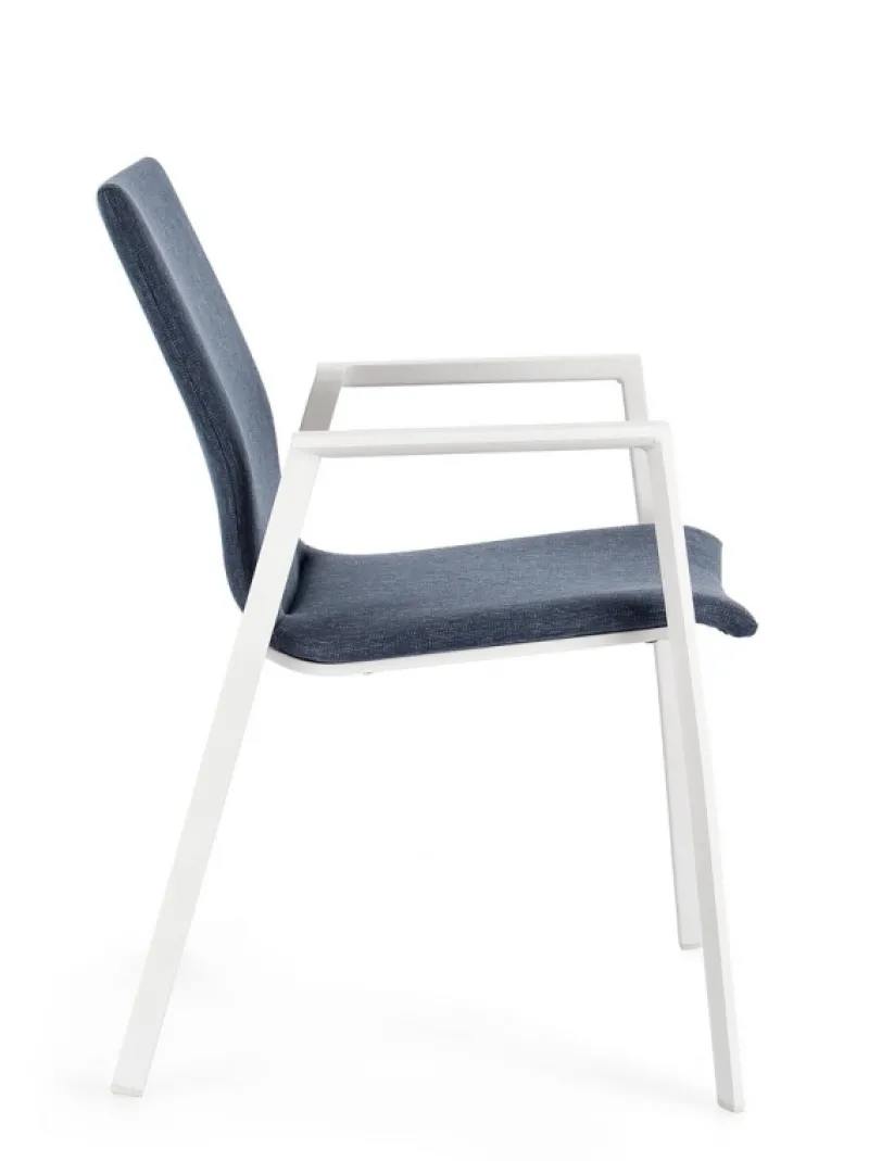 Outlet Bizzotto SEDIA IN ALLUMINIO DENIM JX11 - ODEON