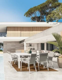 Sale Bizzotto SEDIA IN ALLUMINIO IMPILABILE BIANCO CX21 - KONNOR