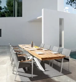 Bizzotto SEDIA IN ALLUMINIO IMPILABILE BIANCO WG20 - JALISCO