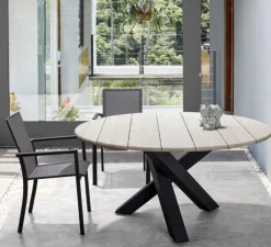 Best Bizzotto SEDIA IN ALLUMINIO IMPILABILE ANTRACITE CX23 - KONNOR