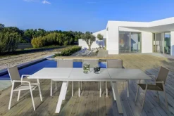 Sale Bizzotto SEDIA IN ALLUMINIO IMPILABILE BIANCO GK50 - CRUISE