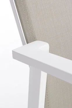 Sale Bizzotto SEDIA IN ALLUMINIO IMPILABILE BIANCO GK50 - CRUISE