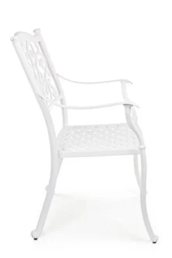 Discount Bizzotto SEDIA IN ALLUMINIO IMPILABILE BIANCA- IVREA