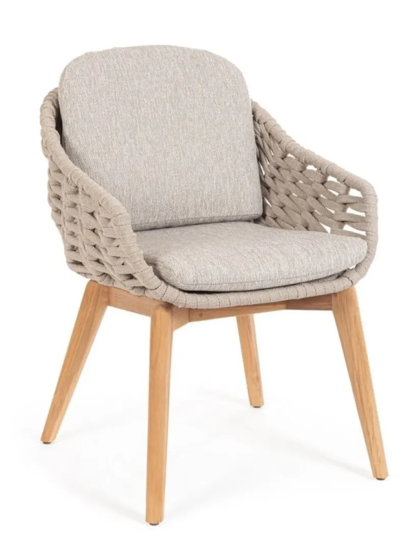 Hot Bizzotto SEDIA IN CORDA BEIGE - TAMIRES