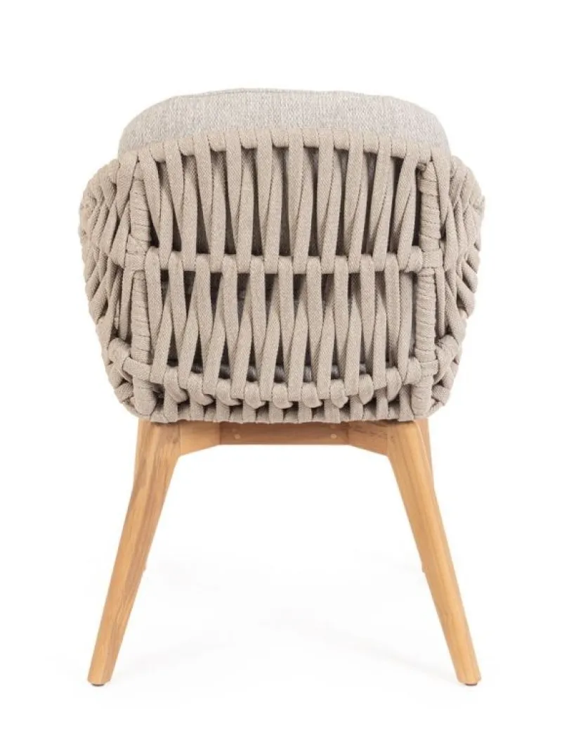 Hot Bizzotto SEDIA IN CORDA BEIGE - TAMIRES