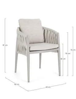 Sale Bizzotto SEDIA IN CORDA MOON WG24 - JACINTA