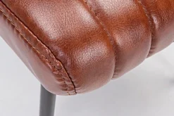 Bizzotto SEDIA IN ECOPELLE ARANCIO SCURO - NELLY