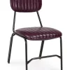 Discount Bizzotto SEDIA IN ECOPELLE BORDEAUX - DEBBIE