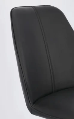 Hot Bizzotto SEDIA IN ECOPELLE NERA - MAXWELL