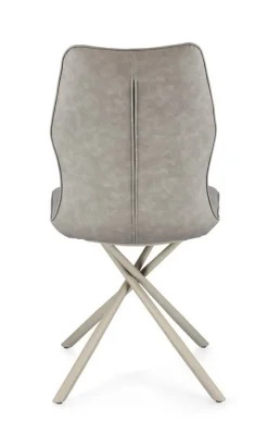 Discount Bizzotto SEDIA IN ECOPELLE TORTORA - KEPLER