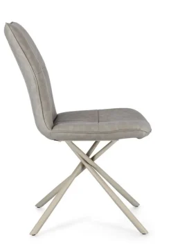 Discount Bizzotto SEDIA IN ECOPELLE TORTORA - KEPLER