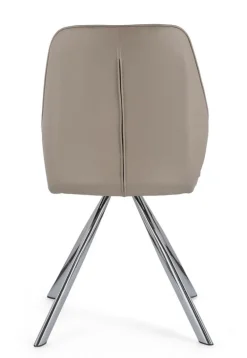 Bizzotto SEDIA IN ECOPELLE TORTORA - MAXWELL