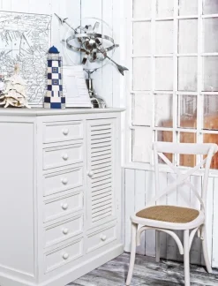 Sale Bizzotto SEDIA IN LEGNO BIANCA - CROSS