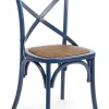 Bizzotto SEDIA IN LEGNO BLU - CROSS