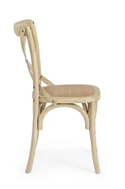 Discount Bizzotto SEDIA IN LEGNO NATURALE - CROSS
